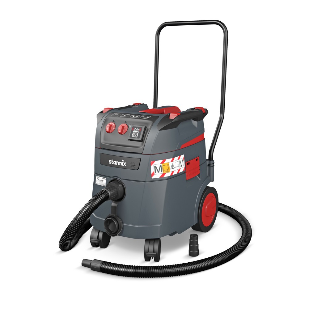 Illustration du produit: Aspirateur industriel starmix iPulse, classe de poussières M, châssis mobile basculant, 1 600 W, 35 l