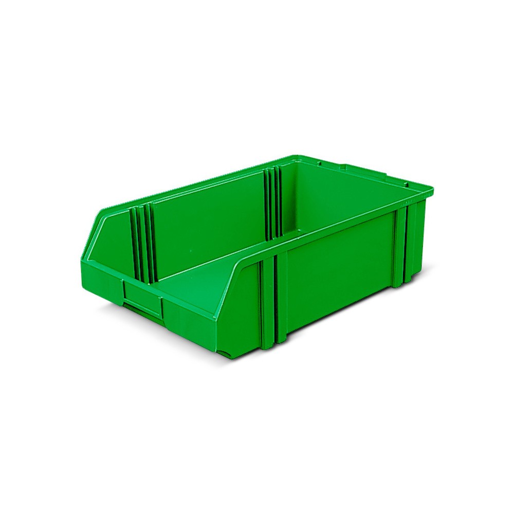 Illustration du produit: Bacs à bec en polystyrol, H x l x P 145 x 300 x 500 mm, vert