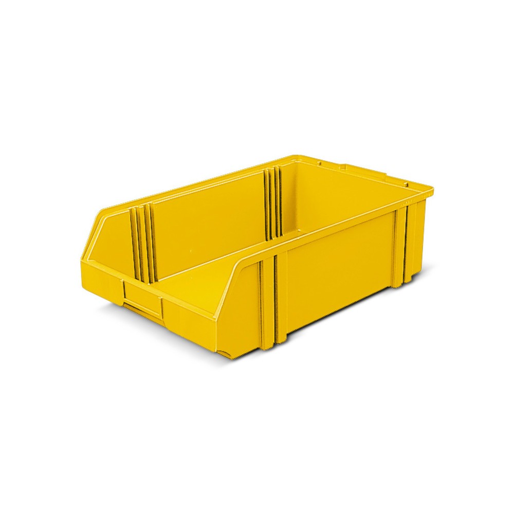 Illustration du produit: Bacs à bec en polystyrol, H x l x P 145 x 300 x 500 mm, jaune