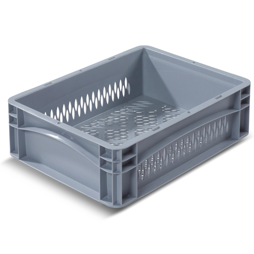 Product afbeelding: Euro-stapelbak BASIC, wanden en bodem opengewerkt, 11,2 liter