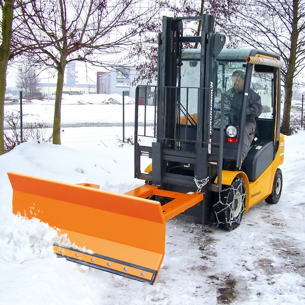 Produktabbildung Nr. 2: Bauer® Heftrucksneeuwschuiver met rubber schuifrand, pendelophanging, schildbreedte 2.100 mm