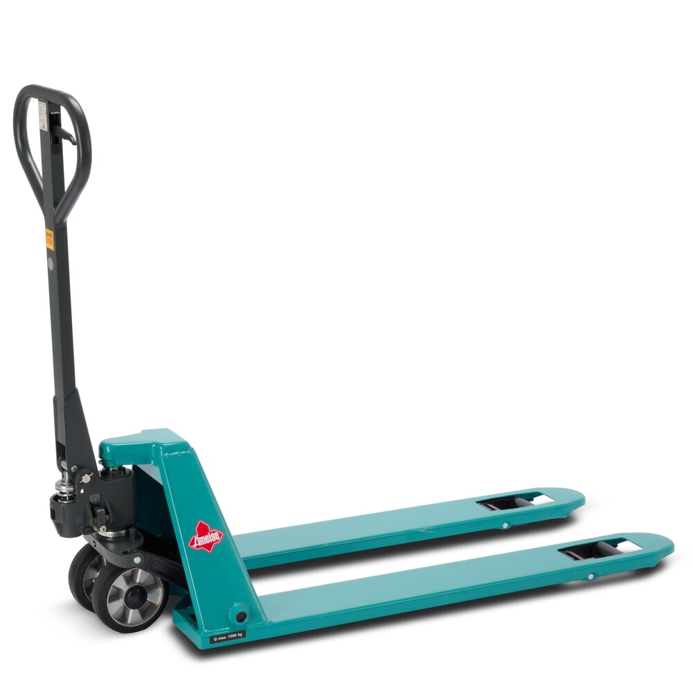 Product afbeelding: Lage handtranspallet Ameise® PTM 1.5 Low, draagvermogen 1.500 kg, vorklengte 1.150 mm, massief rubber / polyurethaan