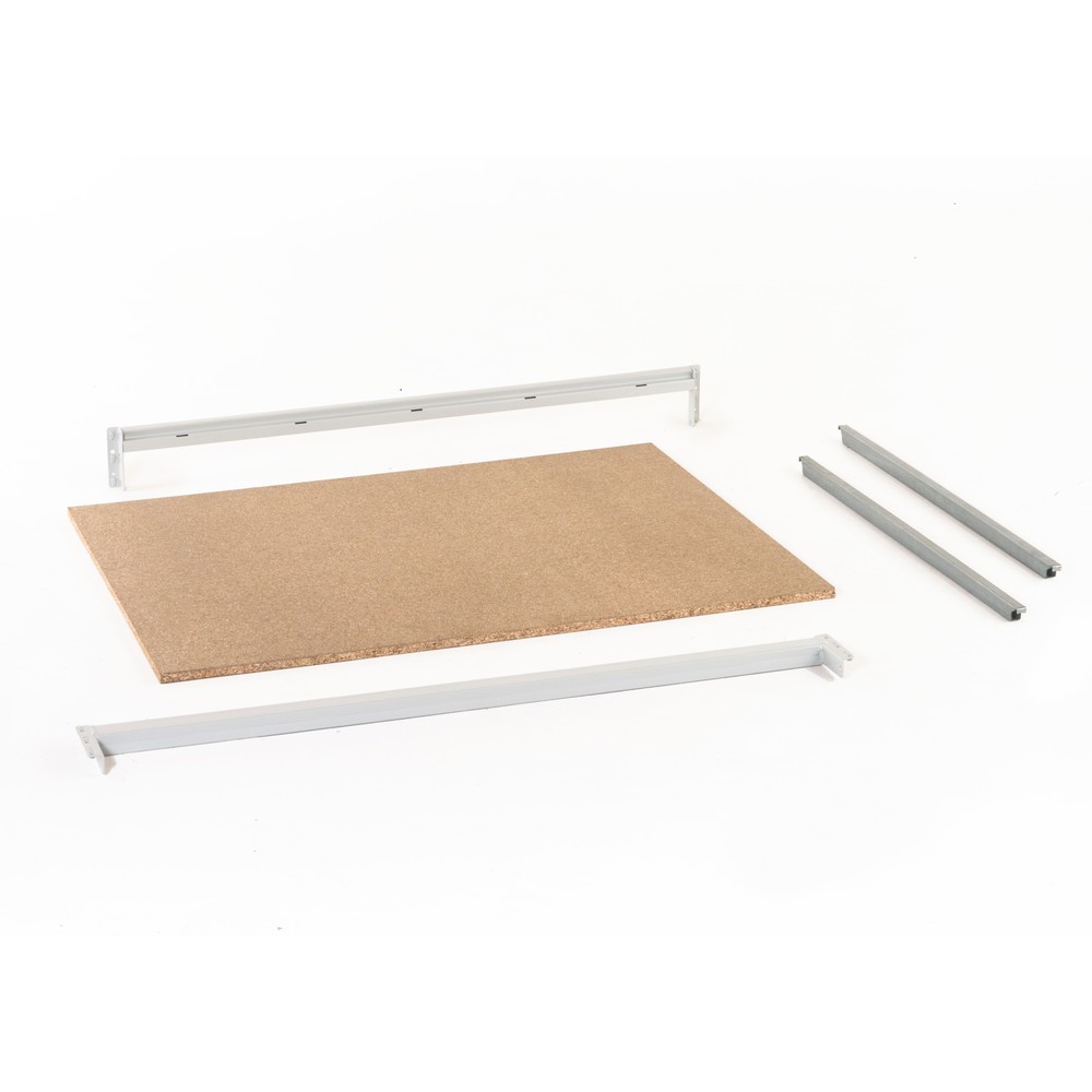 Produktabbildung Nr. 4: ManOrga Grootvakrek, met spaanplaten, GF, grafietgrijs/lichtgrijs, H x B x D 2.000 x 1.250 x 600 mm