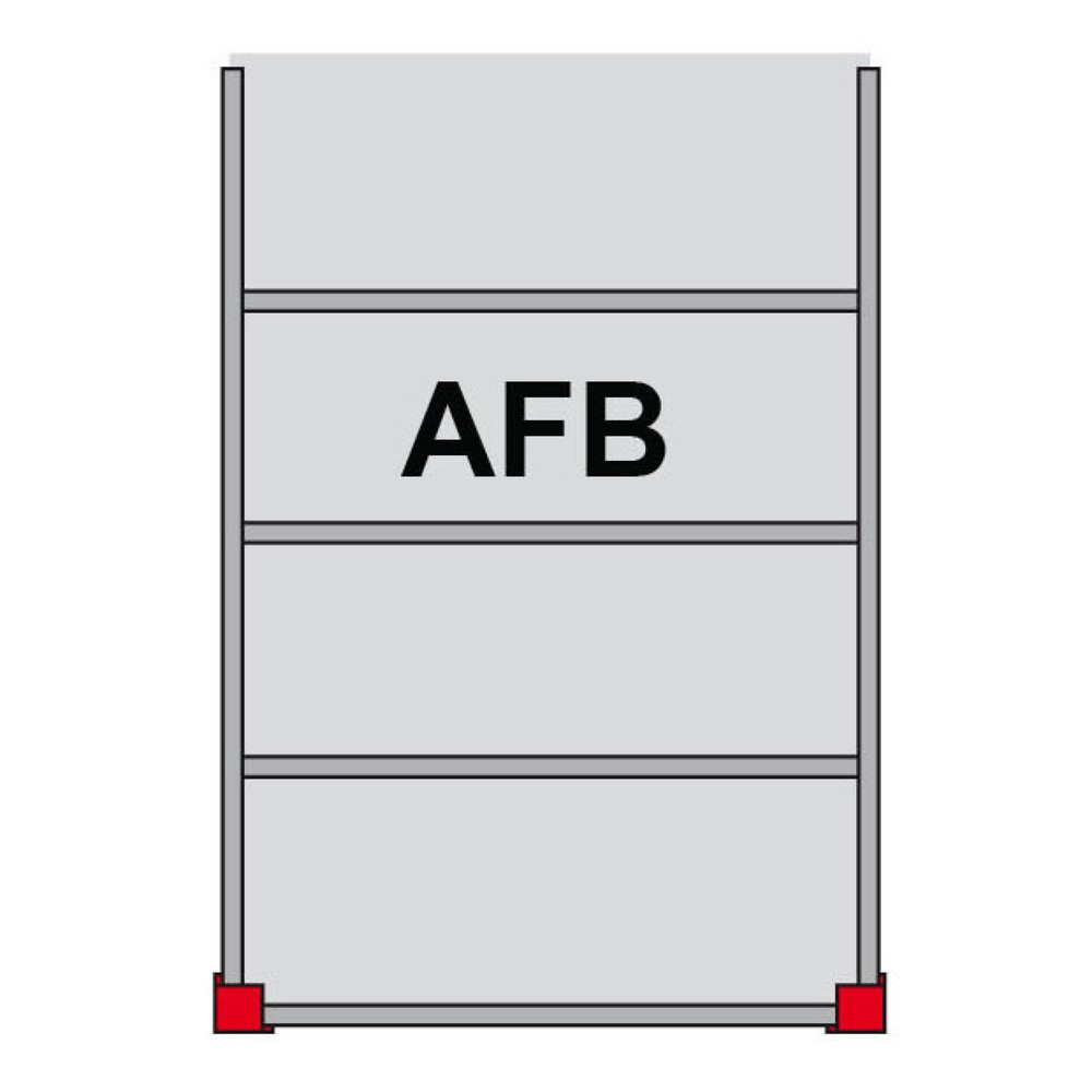 Product afbeelding: Modulair entresolsysteem AV, 350 kg/m², lxb 3.000 x 4.000 mm, gentiaanblauw