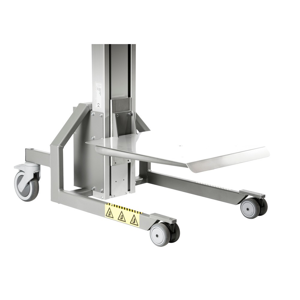 Produktabbildung Nr. 3: Élévateur HOVMAND avec plate-forme en acier inoxydable, plage d'élévation 100-1 642 mm, capacité de charge 80 kg