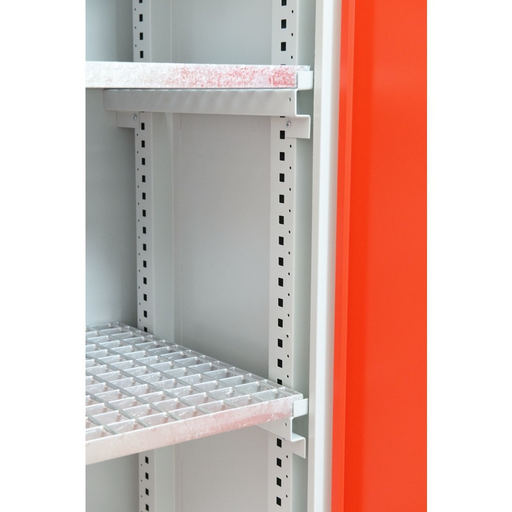 Produktabbildung Nr. 3: Oliekast Steinbock®, 2 in hoogte verstelbare roosterlegborden, 1 lekbak, hxbxd 1950 x 950 x 500 mm