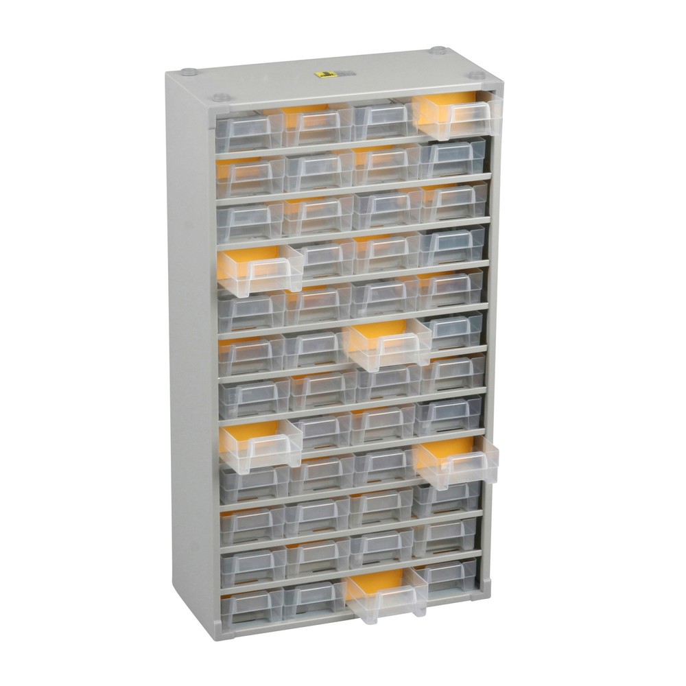Onderdelenkast BASIC, met metalen behuizing, diepte 135 mm