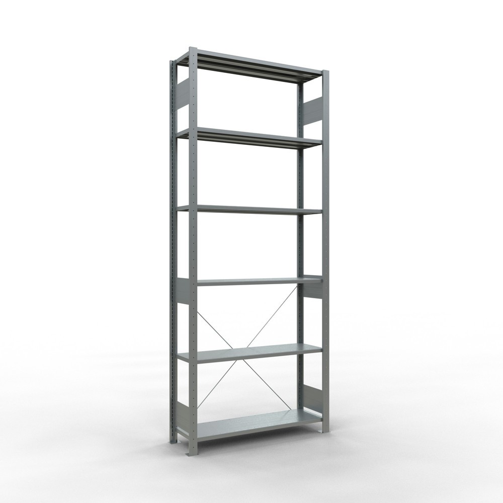 Product afbeelding: Legbordrek SCHULTE, verzinkt, vaklast 150 kg, hxbxd 2.500 x 1.060 x 336 mm