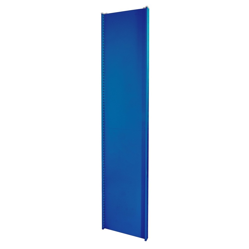 Product afbeelding: T-profiel frame van massief plaatstaal MULTIplus voor legbordrek SCHULTE, gentiaanblauw, voorgemonteerd, hxd 2.000 x 300 mm