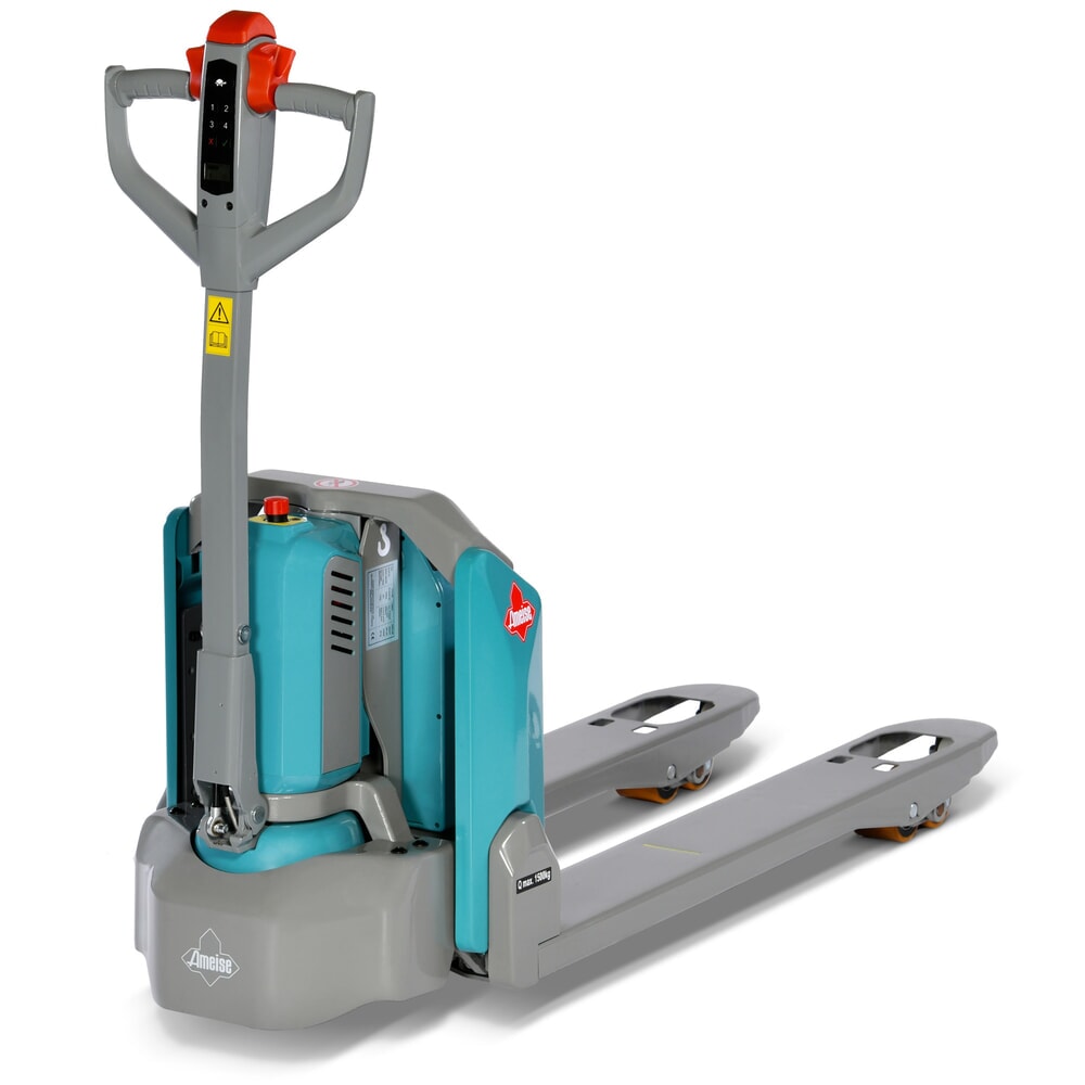 Illustration du produit: Transpalette électrique Ameise® PTE 1.5, capacité de charge 1 500 kg, longueur des fourches 800 mm